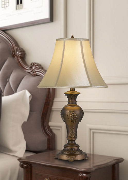 One Light Table Lamp from the Cavan collection in Antique Brass finish