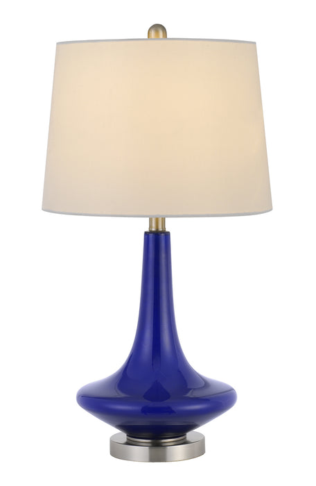 Two Light Table Lamp from the Kleve collection in Royal Blue finish