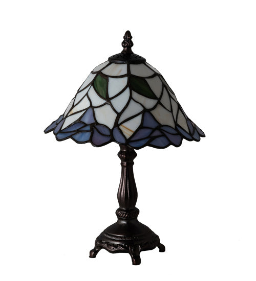 One Light Table Lamp from the Daffodil collection in Mahogany Bronze finish