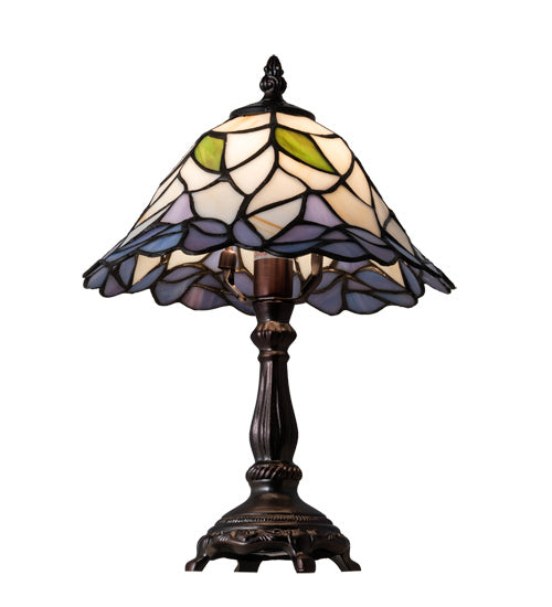 One Light Table Lamp from the Daffodil collection in Mahogany Bronze finish