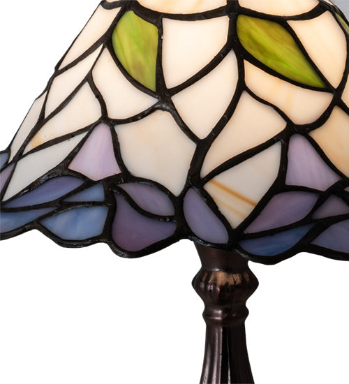 One Light Table Lamp from the Daffodil collection in Mahogany Bronze finish