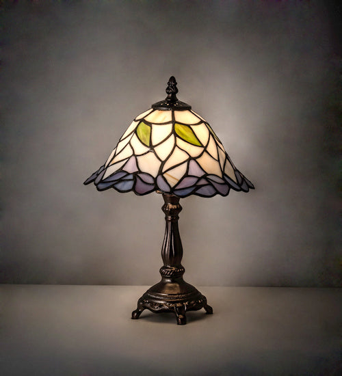 One Light Table Lamp from the Daffodil collection in Mahogany Bronze finish