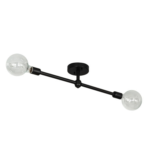 Two Light Flushmount from the Pronograde collection in Craftsman Brown finish