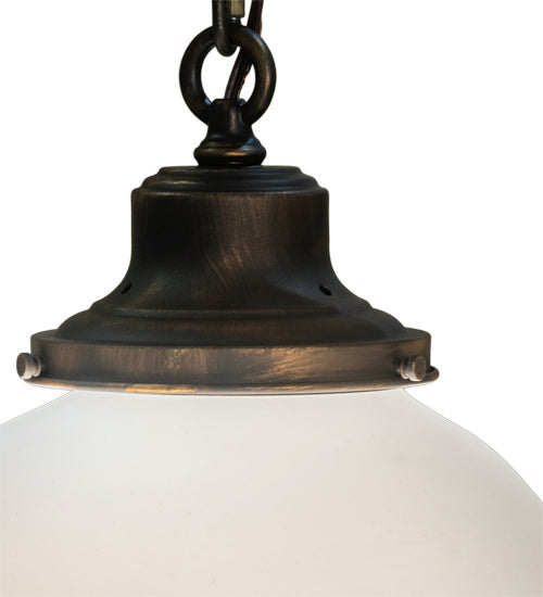 One Light Pendant from the Ovum Aquinum collection in Antique Brass finish