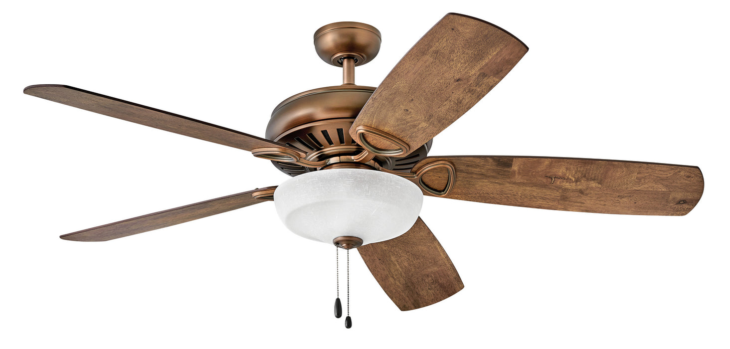 60``Ceiling Fan from the Gladiator Illuminated collection in Antique Copper finish