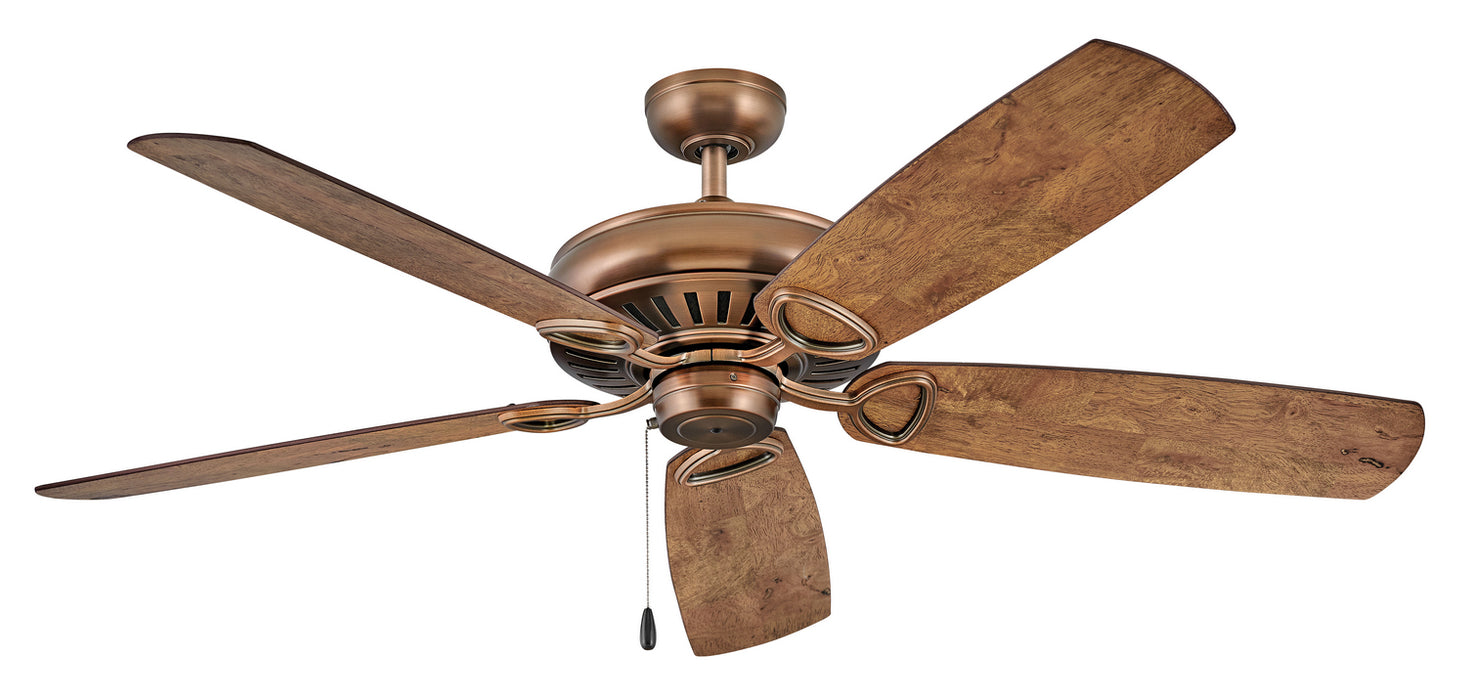 60``Ceiling Fan from the Gladiator collection in Antique Copper finish