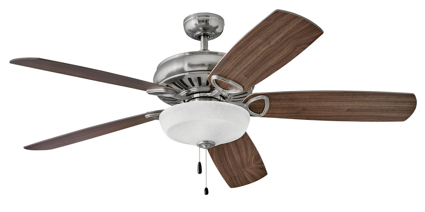 60``Ceiling Fan from the Gladiator Illuminated collection in Brushed Nickel finish