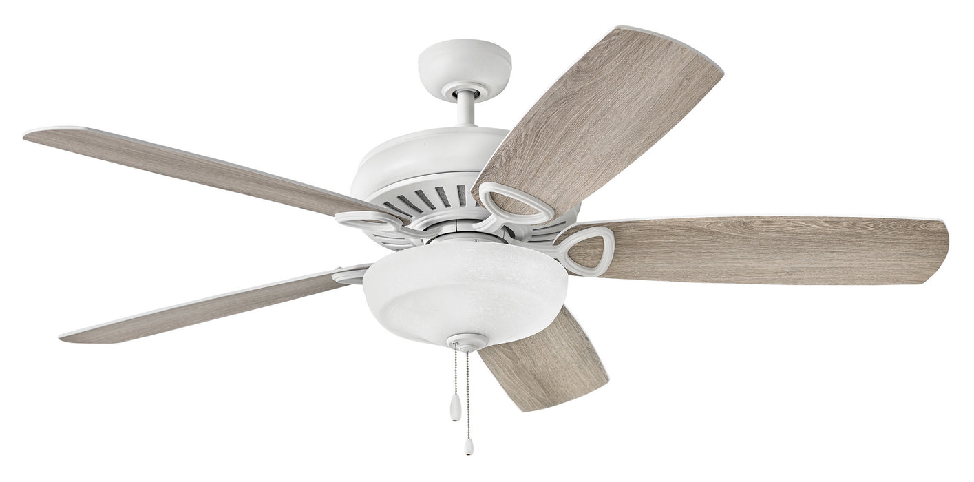 60``Ceiling Fan from the Gladiator Illuminated collection in Chalk White finish