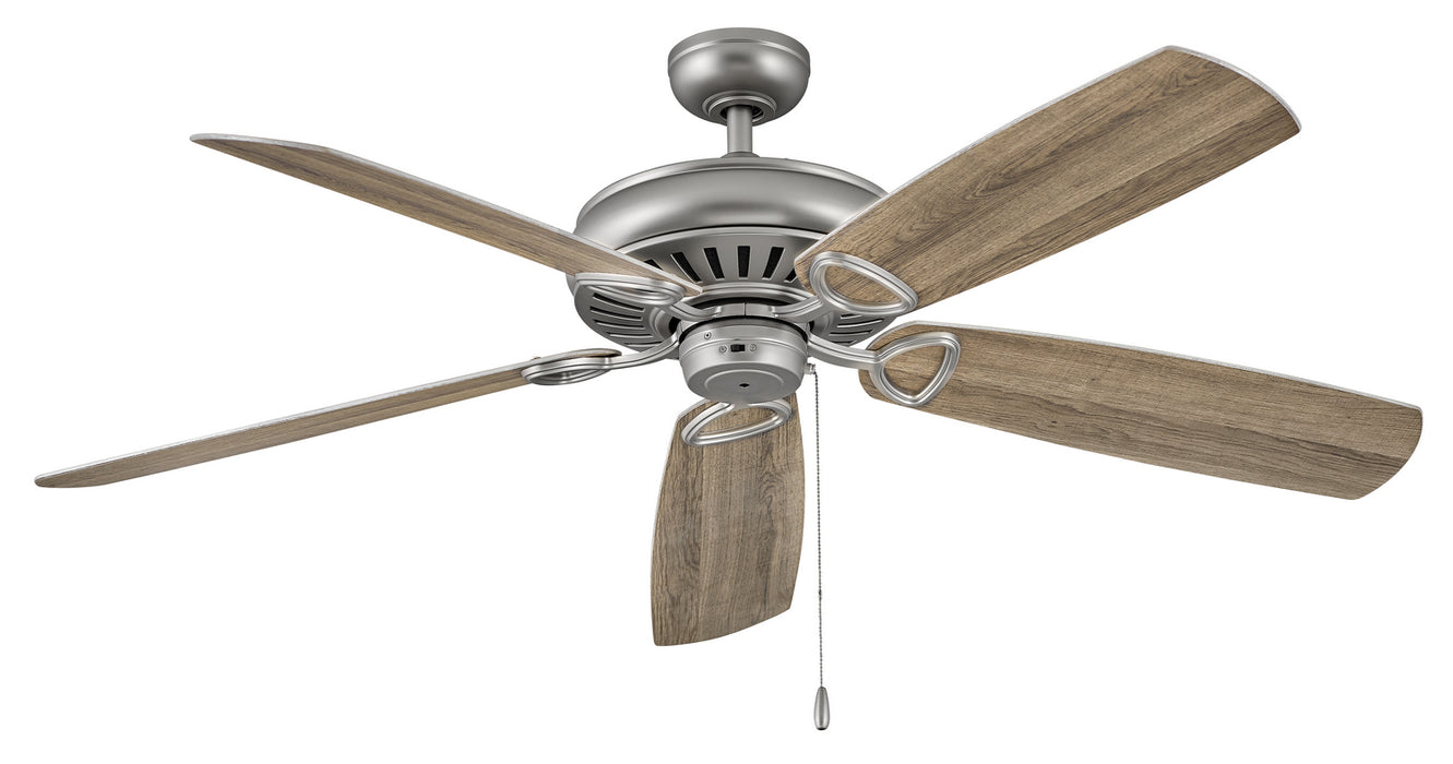 60``Ceiling Fan from the Gladiator collection in Satin Steel finish