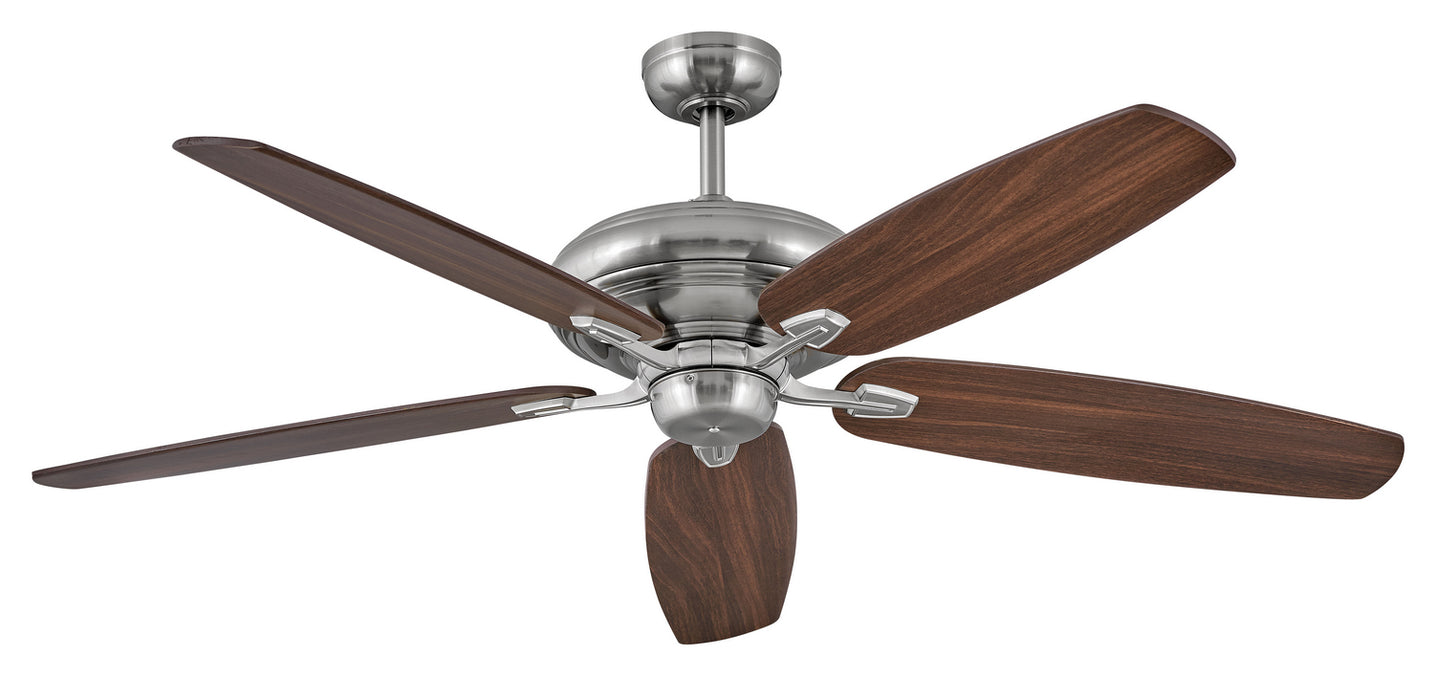 60``Ceiling Fan from the Grander collection in Brushed Nickel finish