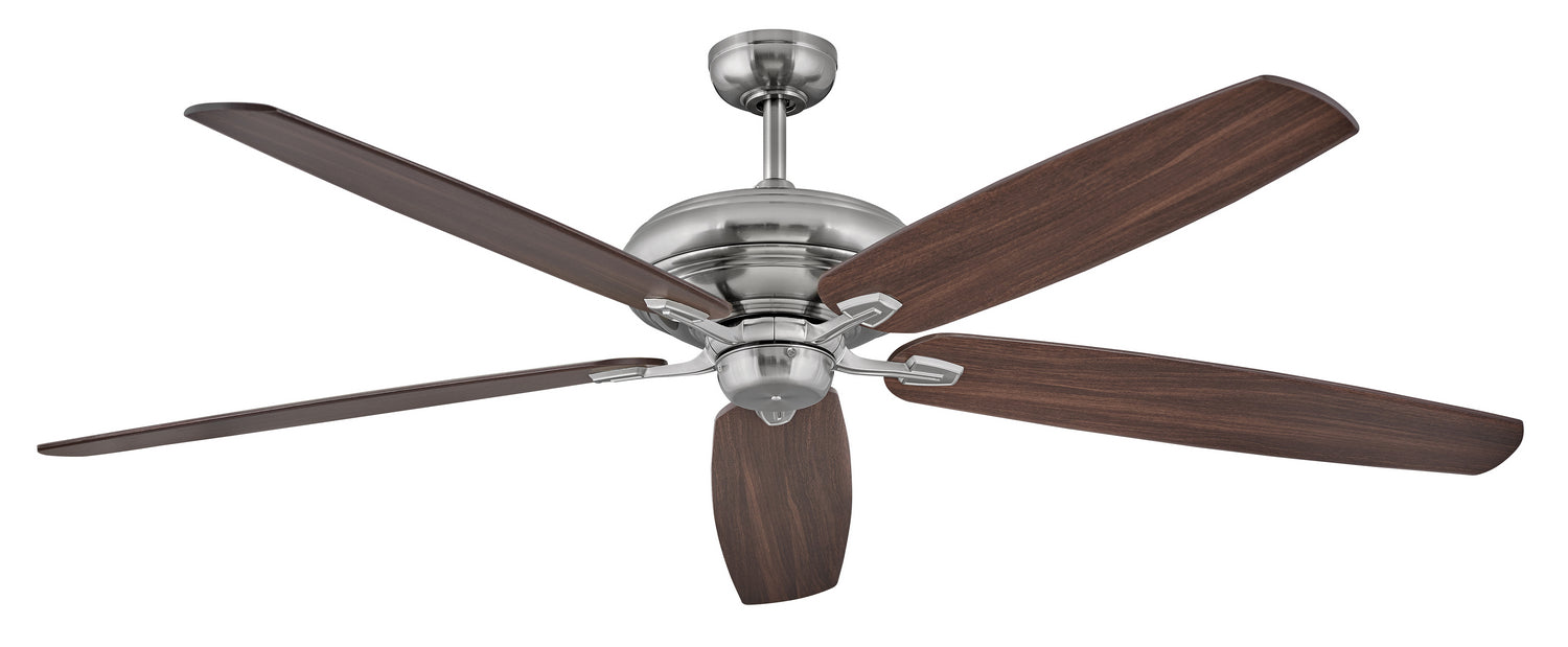 72``Ceiling Fan from the Grander collection in Brushed Nickel finish