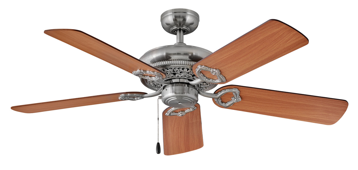 52``Ceiling Fan from the Lafayette collection in Brushed Nickel finish