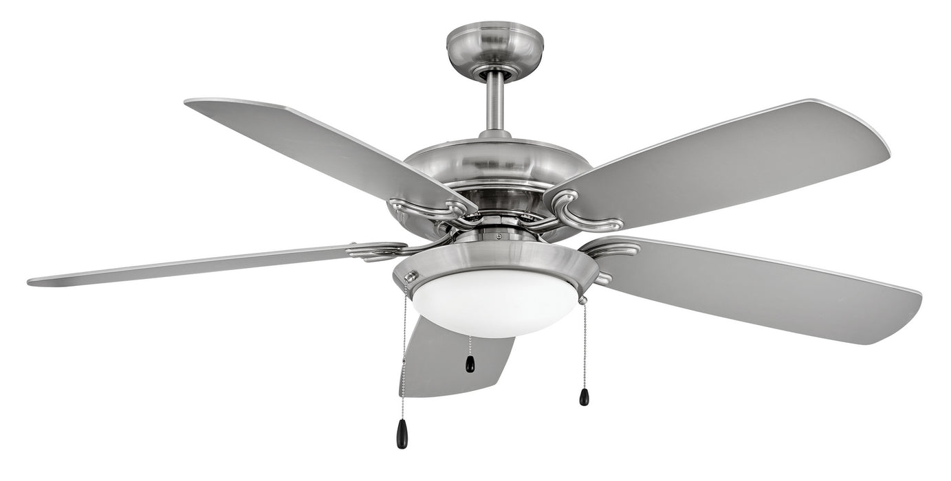 56``Ceiling Fan from the Grove collection in Brushed Nickel finish