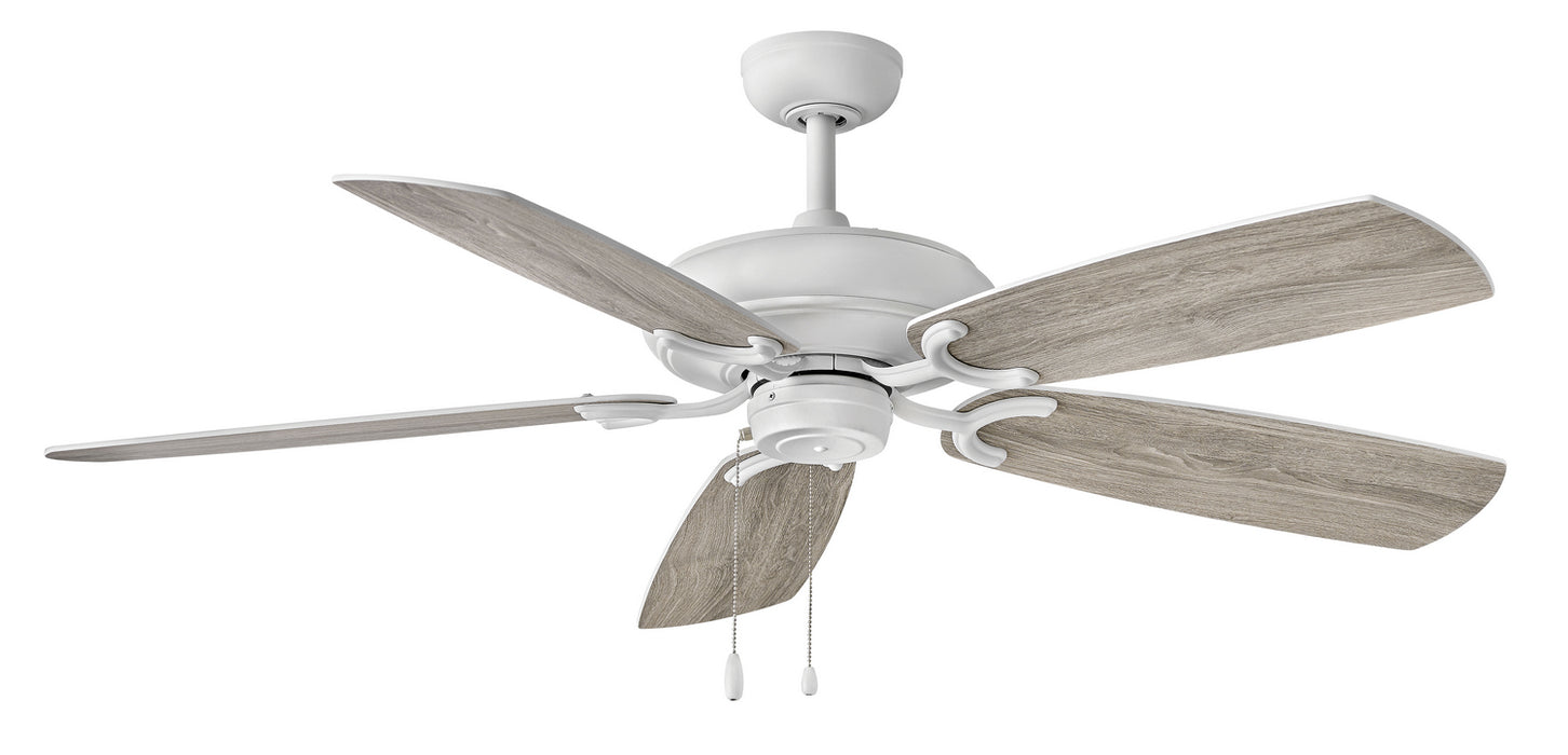 56``Ceiling Fan from the Grove collection in Chalk White finish
