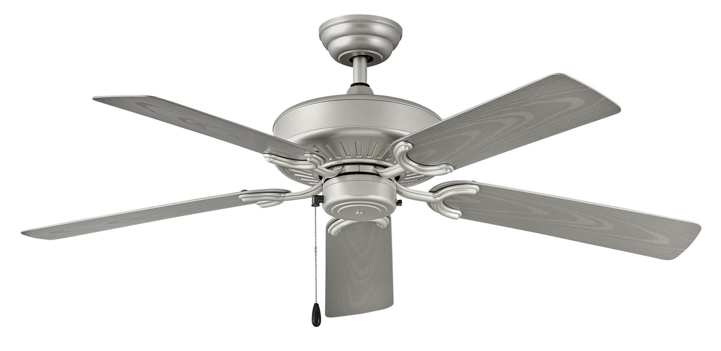 52``Ceiling Fan from the Oasis collection in Brushed Nickel finish