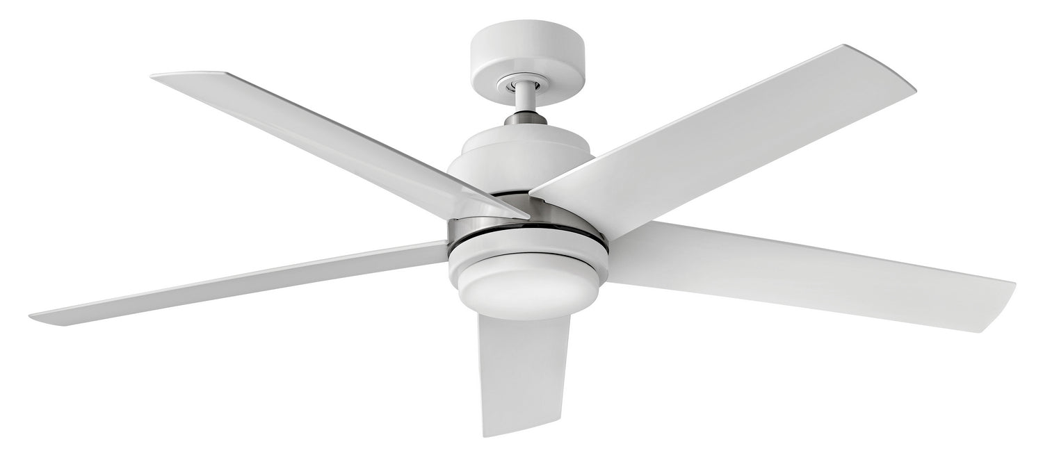 54``Ceiling Fan from the Tier collection in Appliance White finish