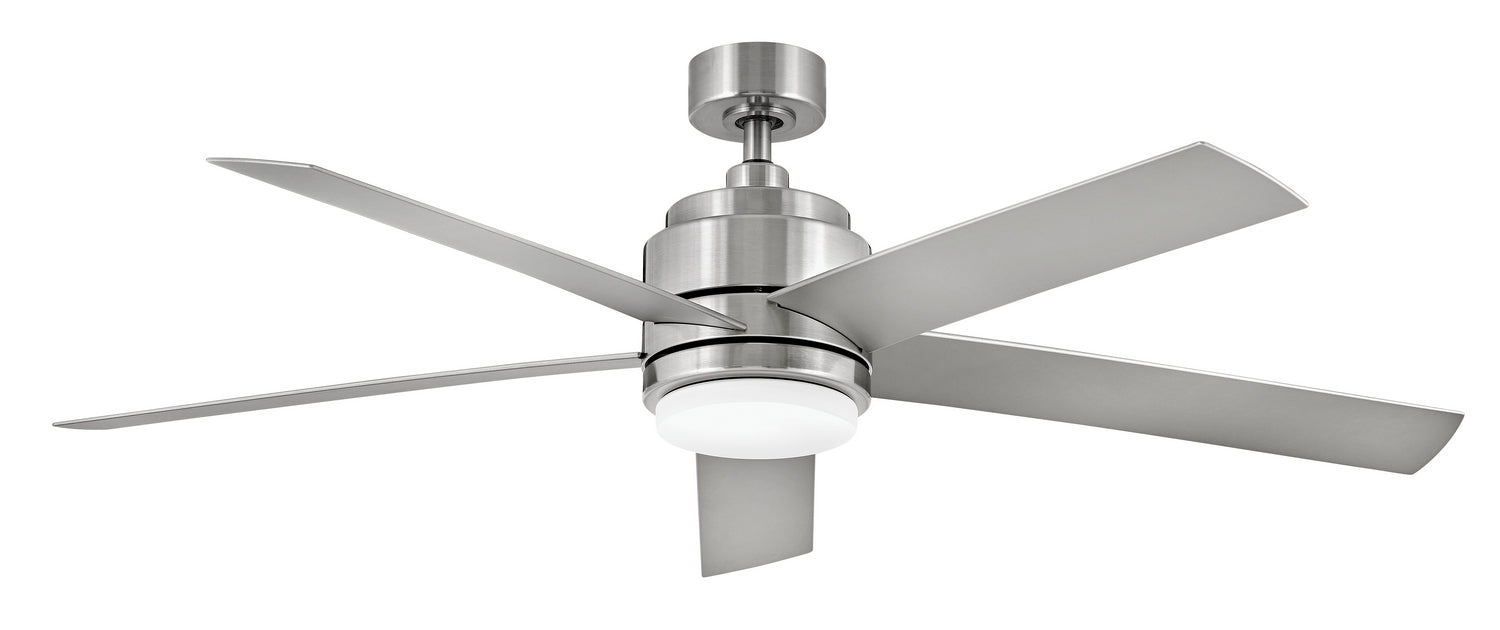 54``Ceiling Fan from the Tier collection in Brushed Nickel finish