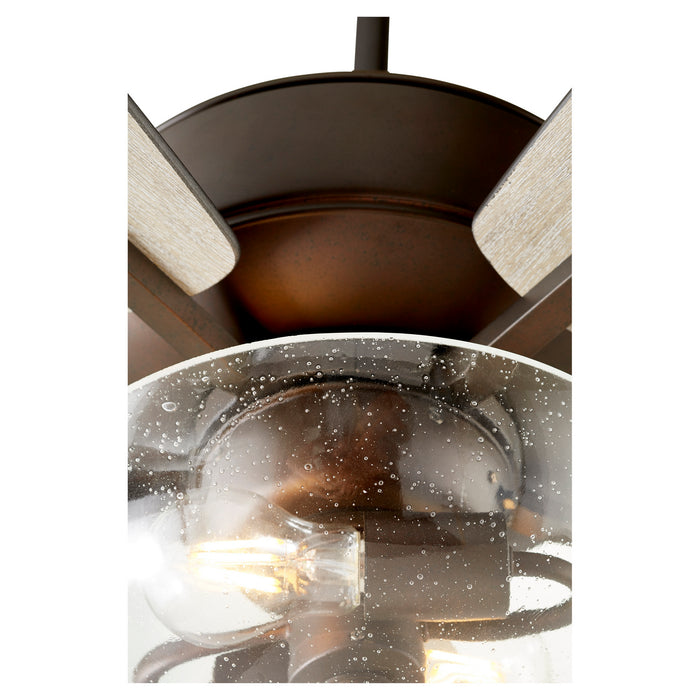 52``Ceiling Fan from the Breeze collection in Oiled Bronze finish