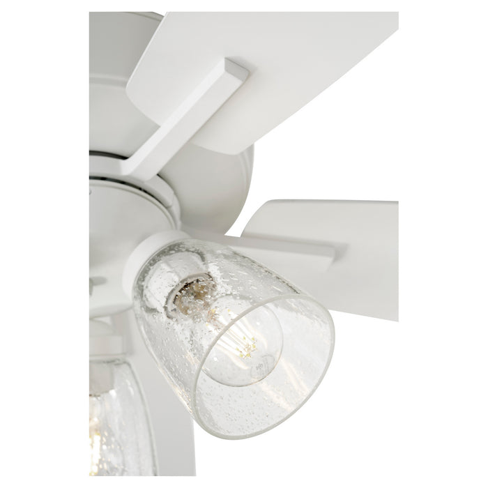 52``Ceiling Fan from the Breeze collection in Studio White finish