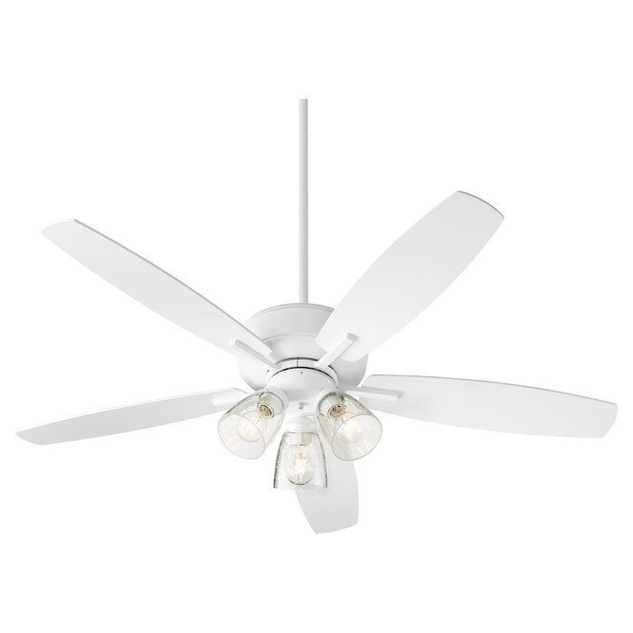 52``Ceiling Fan from the Breeze collection in Studio White finish
