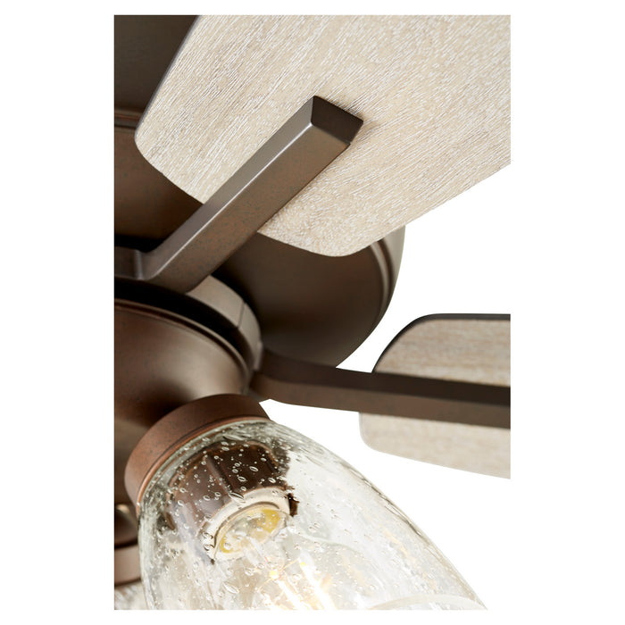 52``Ceiling Fan from the Breeze collection in Oiled Bronze finish