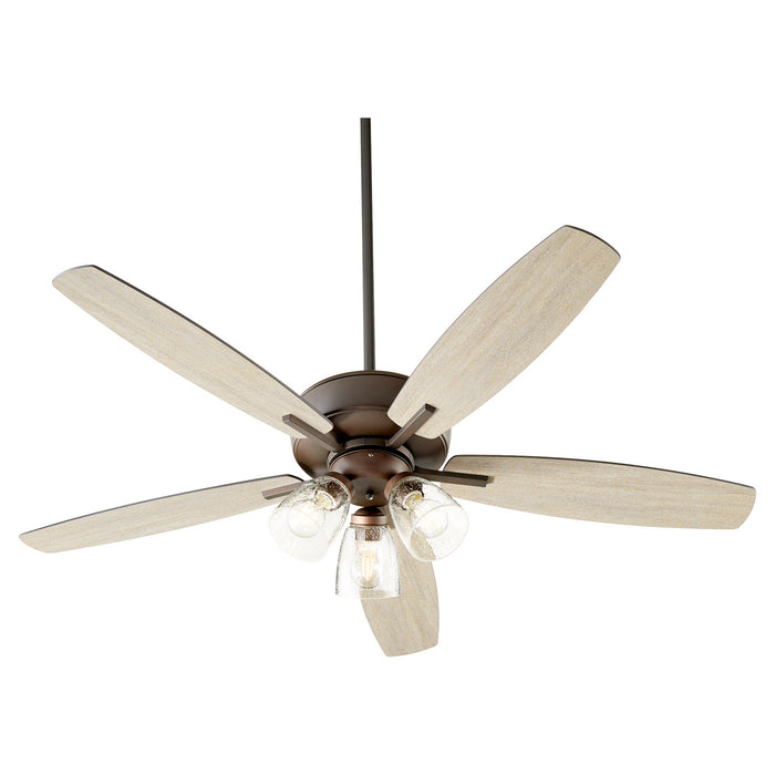 52``Ceiling Fan from the Breeze collection in Oiled Bronze finish