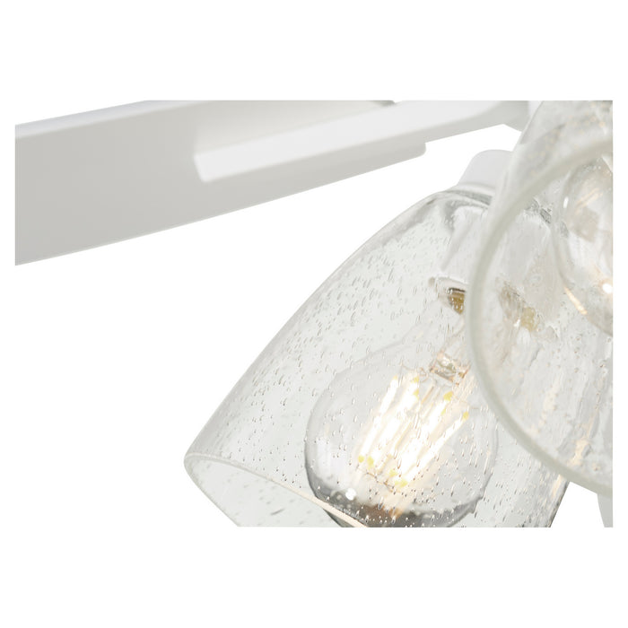52``Ceiling Fan from the Breeze collection in Studio White finish
