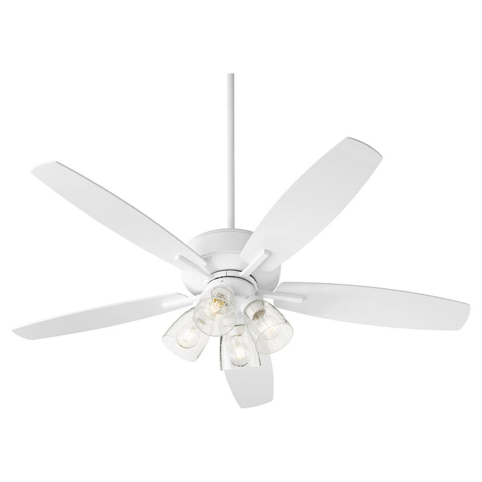 52``Ceiling Fan from the Breeze collection in Studio White finish
