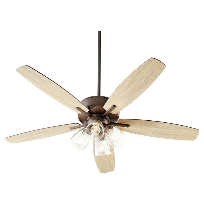52``Ceiling Fan from the Breeze collection in Oiled Bronze finish