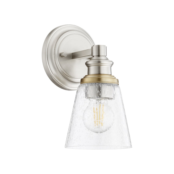 One Light Wall Mount from the Dunbar collection in Satin Nickel finish