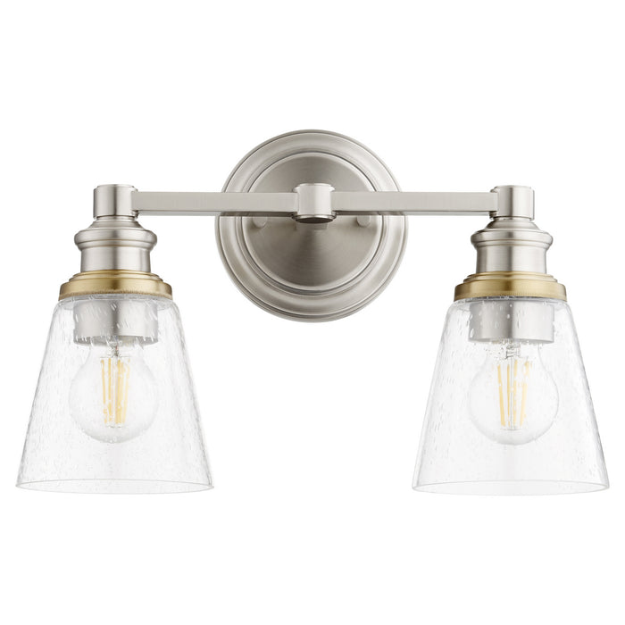 Two Light Wall Mount from the Dunbar collection in Satin Nickel finish