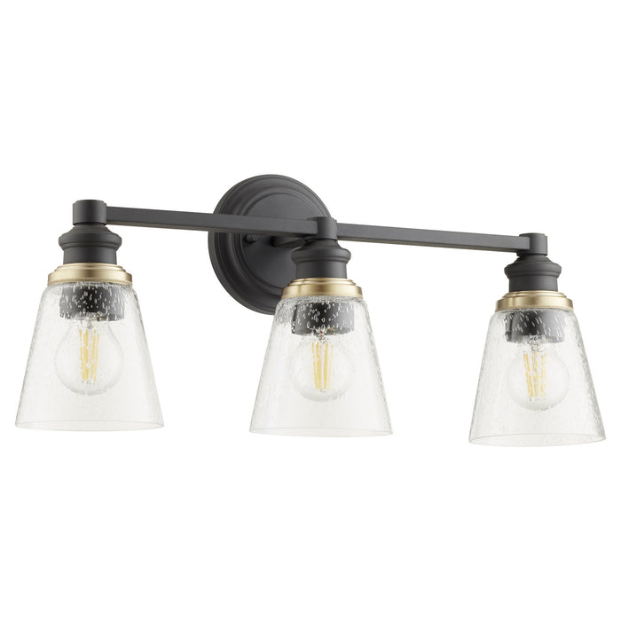 Three Light Vanity from the Dunbar collection in Noir finish