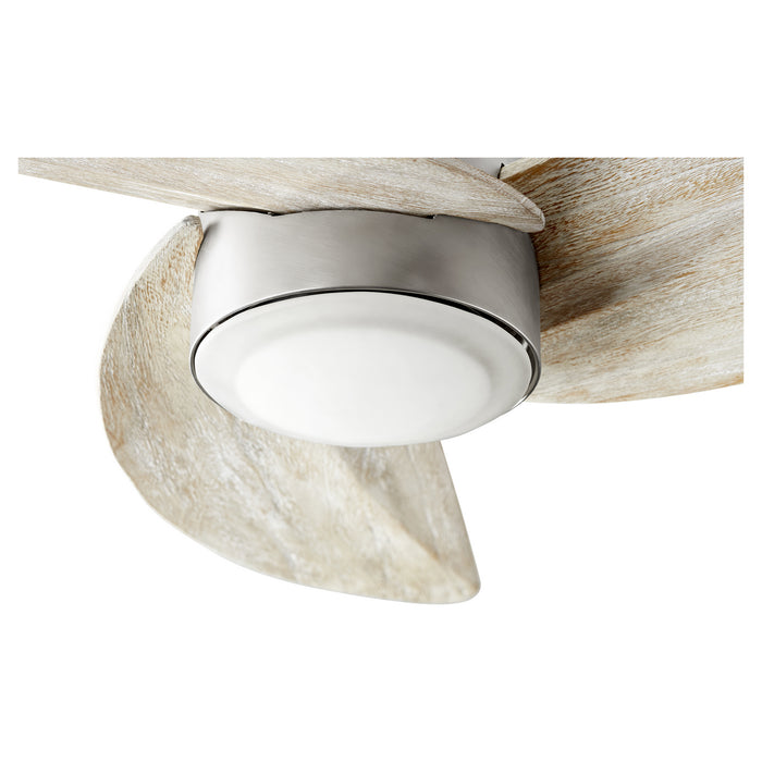 LED Ceiling Fan from the Trinity collection in Satin Nickel finish