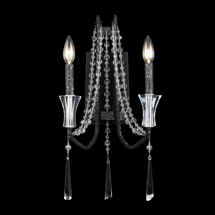 Two Light Wall Sconce from the Barcelona collection in Onyx finish
