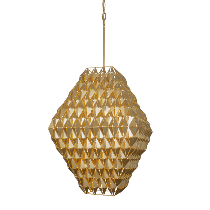 Eight Light Pendant from the Forever collection in French Gold finish
