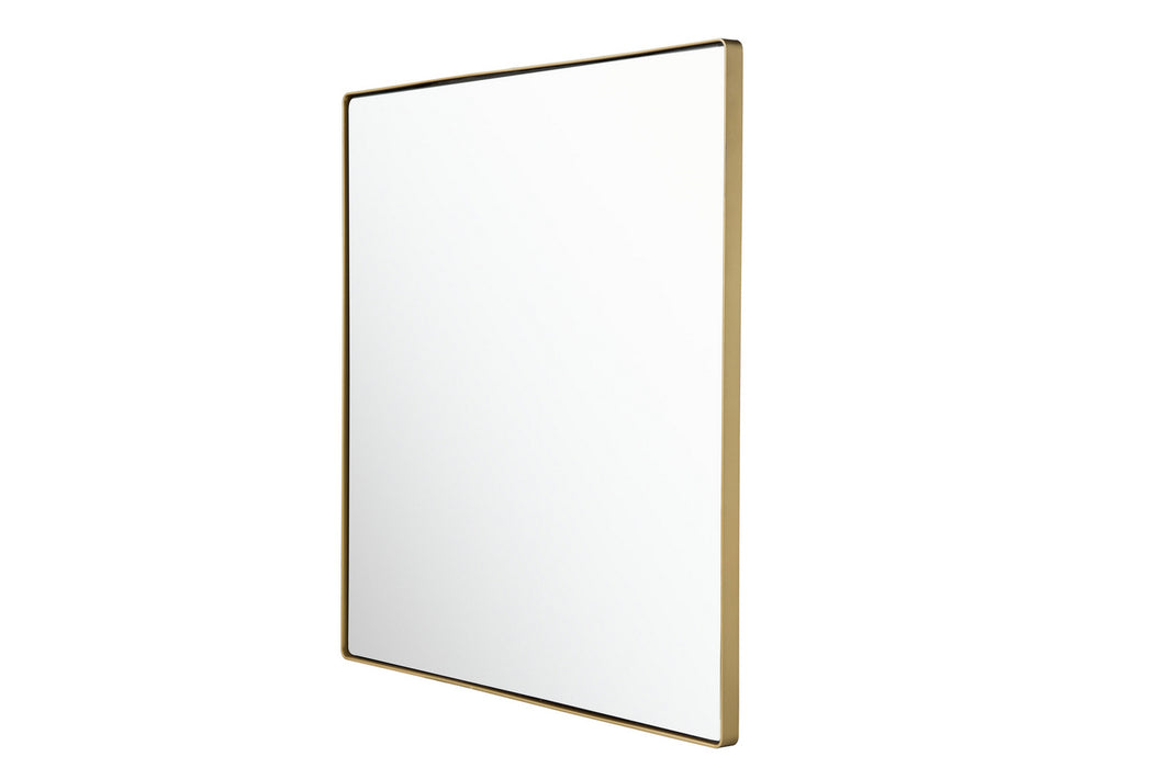 Mirror from the Kye collection in Gold finish
