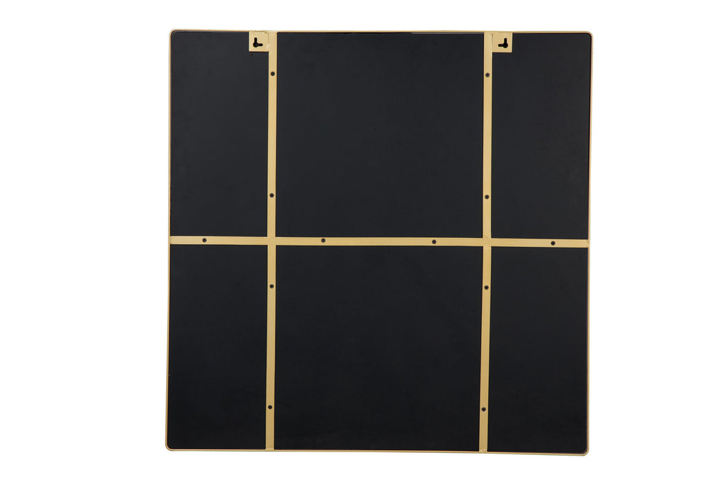 Mirror from the Kye collection in Gold finish
