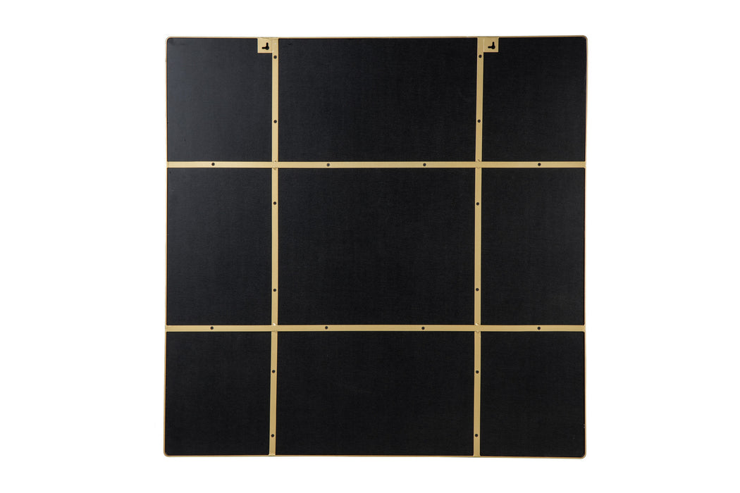 Mirror from the Kye collection in Gold finish