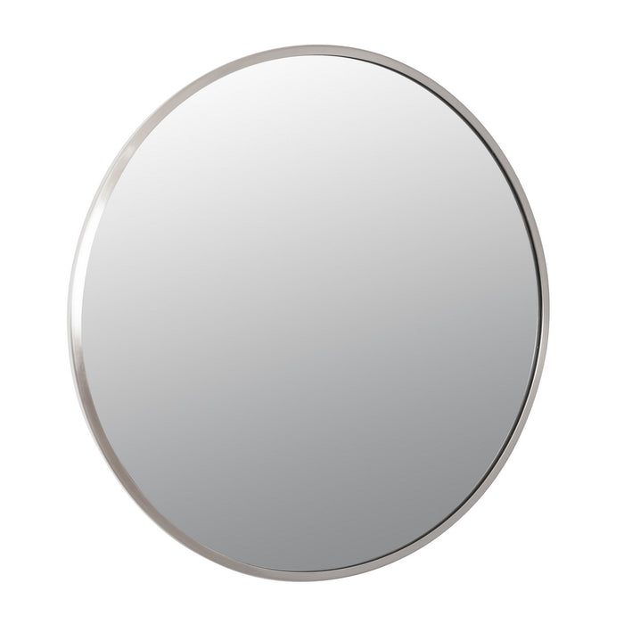 Mirror from the Cottage collection in Brushed Nickel finish