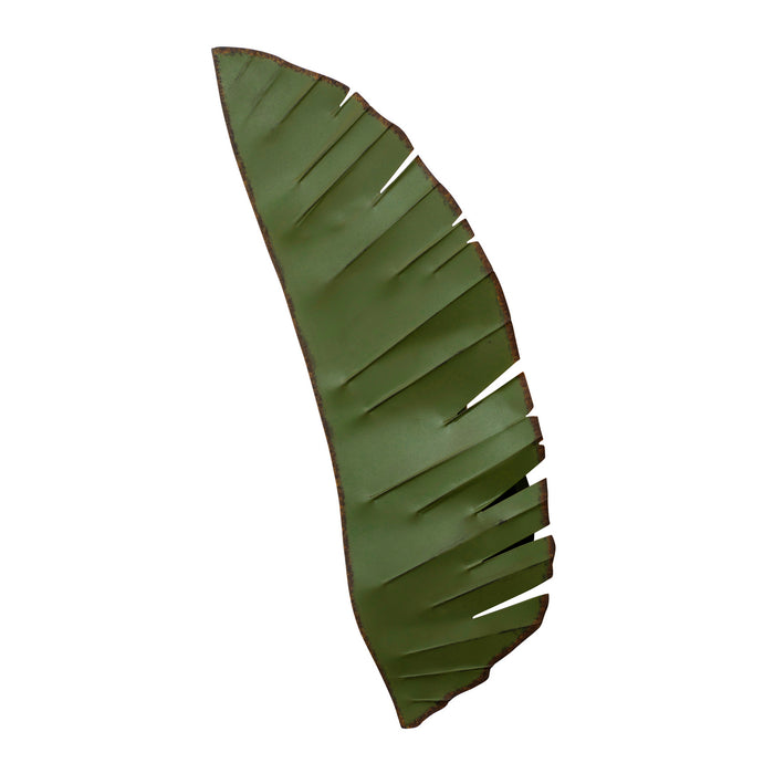 Three Light Wall Sconce from the Banana Leaf collection in Banana Leaf finish