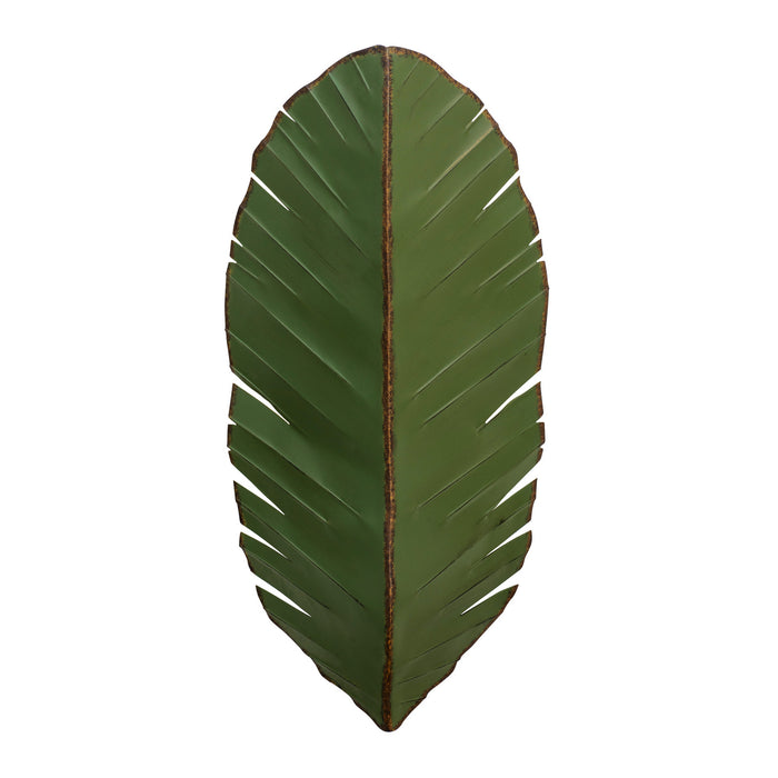 Three Light Wall Sconce from the Banana Leaf collection in Banana Leaf finish