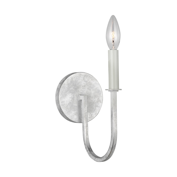 One Light Wall Sconce from the LEON collection in Salt Mist finish