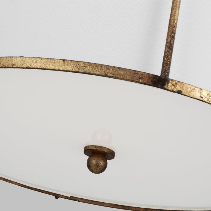 Two Light Pendant from the STONINGTON collection in Antique Gild finish