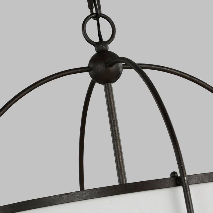 Two Light Pendant from the STONINGTON collection in Smith Steel finish