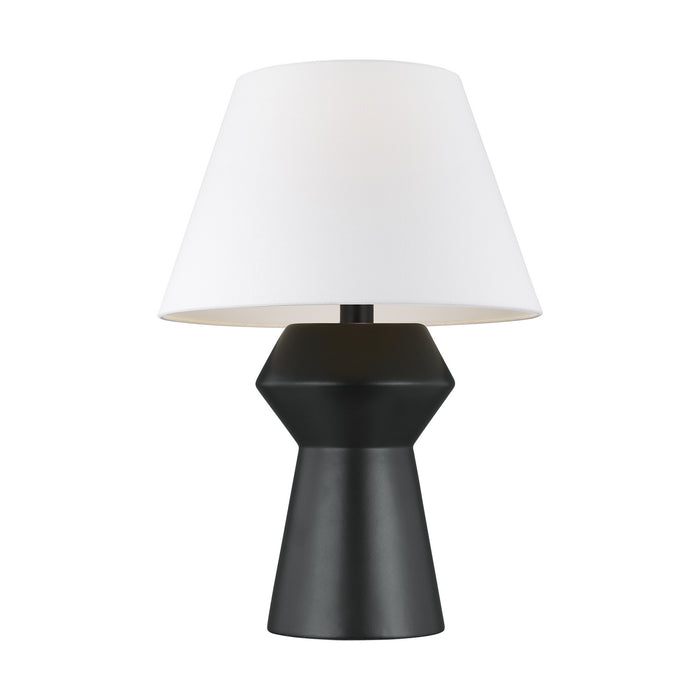 One Light Table Lamp from the ABACO collection in Coal finish