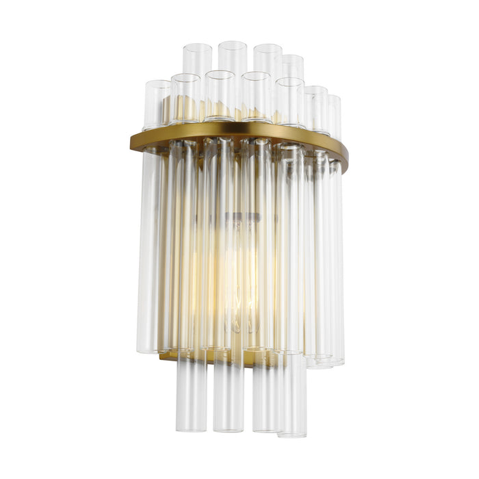 One Light Wall Sconce from the BECKETT collection in Burnished Brass finish
