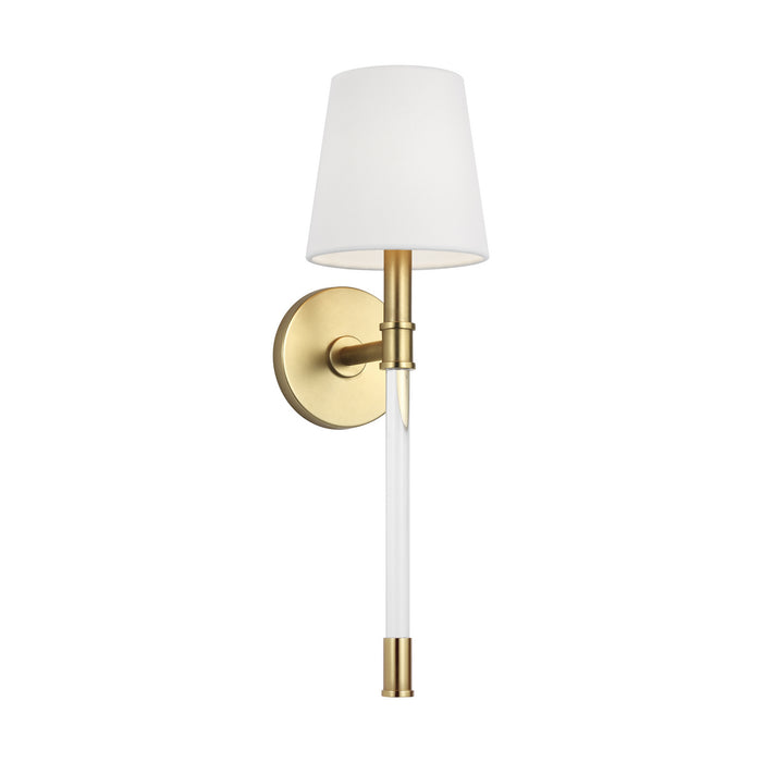 One Light Wall Sconce from the HANOVER collection in Burnished Brass finish