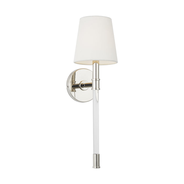 One Light Wall Sconce from the HANOVER collection in Polished Nickel finish