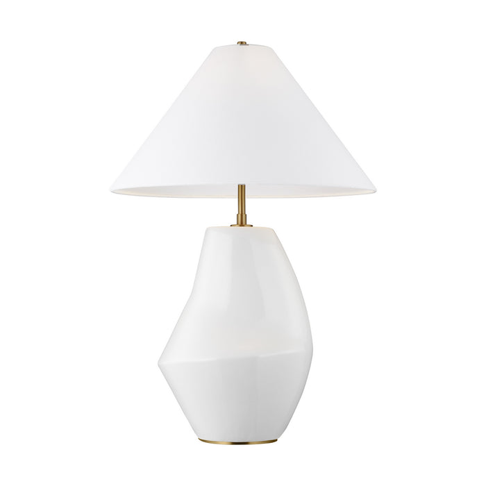 One Light Table Lamp from the COUNTOUR collection in Arctic White finish