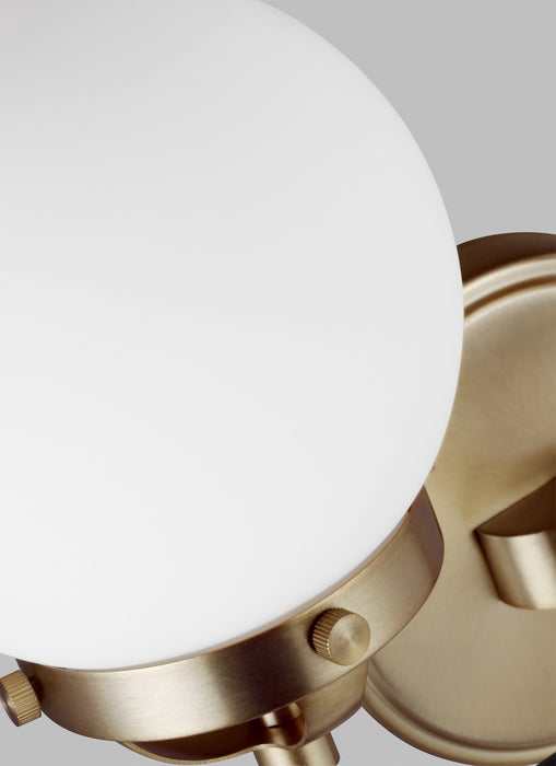 Two Light Wall / Bath from the Cafe collection in Satin Bronze finish